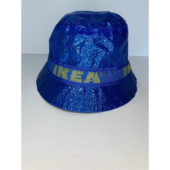 Ikea Blue Knorva Frakta Bucket Hat, One Size, Novelty, Rain, Sun - Picture 5 of 6
